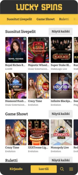 Lucky Spins Suomi