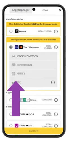 Luckyspins Fyll ut alle feltene